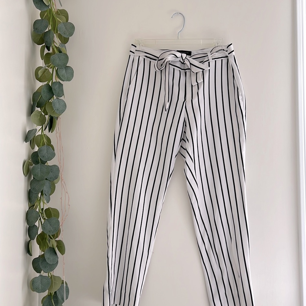 Banana Republic striped slacks